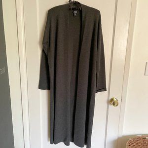 EILEEN FISHER Long Wool Cardigan Duster